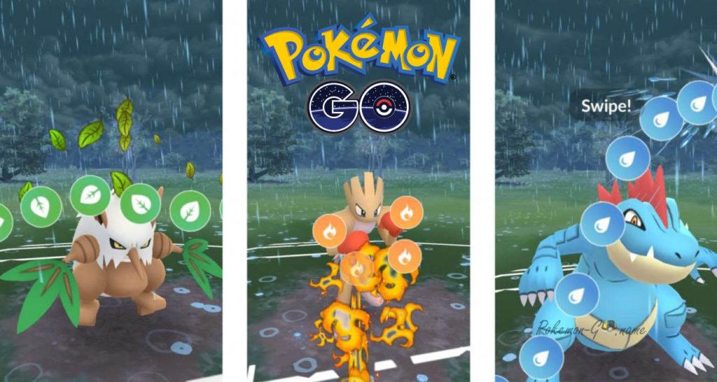 Batalhas de treinadores de minijogos em Pokémon GO