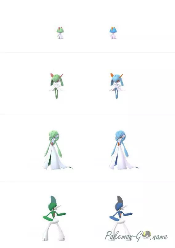 Блестящие Покемоны Ralts и Gallade