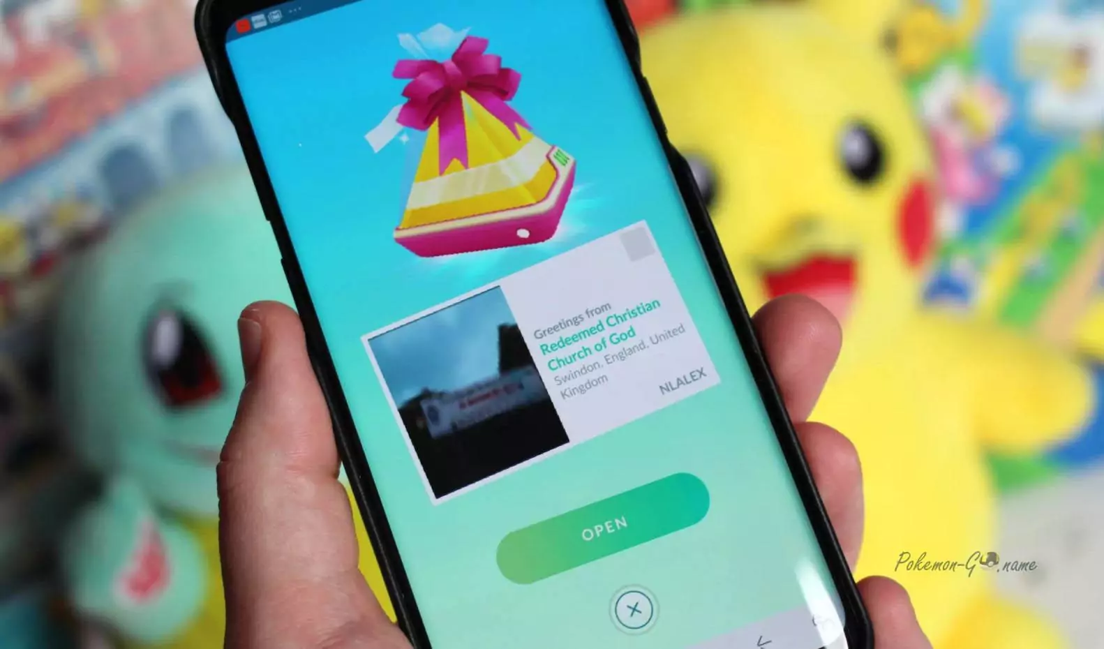 Sistema de regalos en Pokémon GO