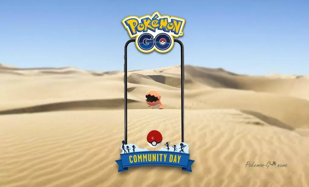 Trapinch Community Day at Pokémon GO in October