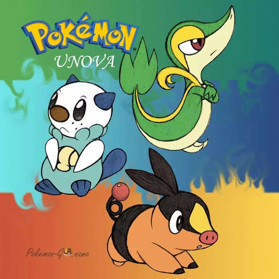 Pokémon Geração 5 - Região de Unova