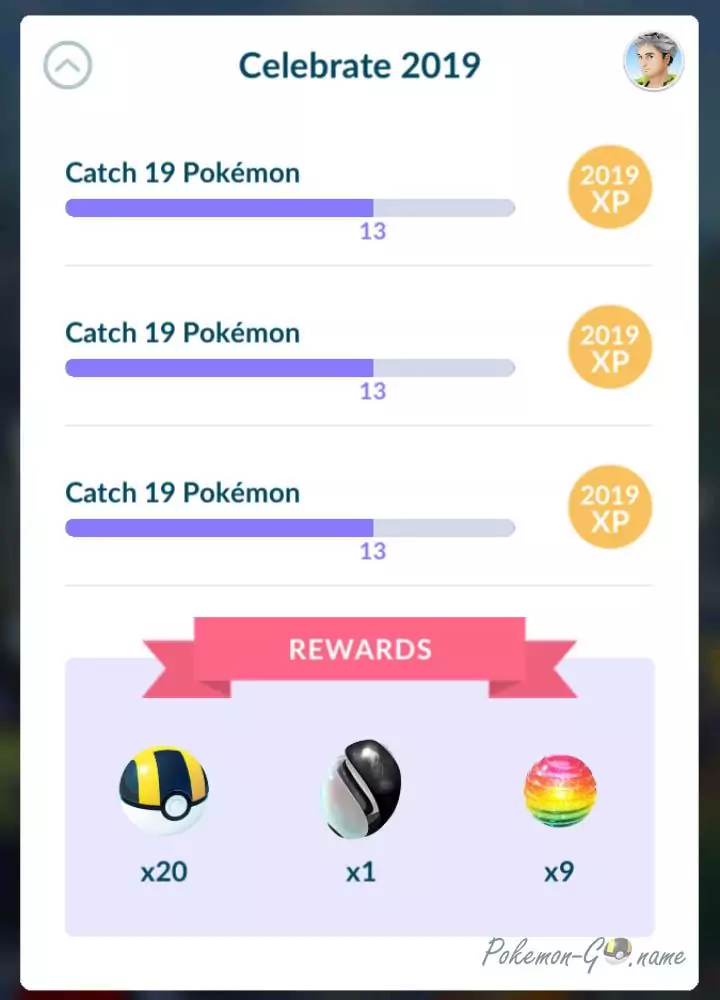 Pokemon GO Special Research Celebrate 2019