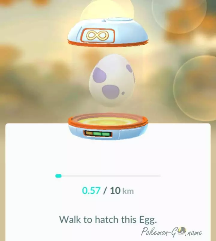 Incubação de ovos de Pokémon GO