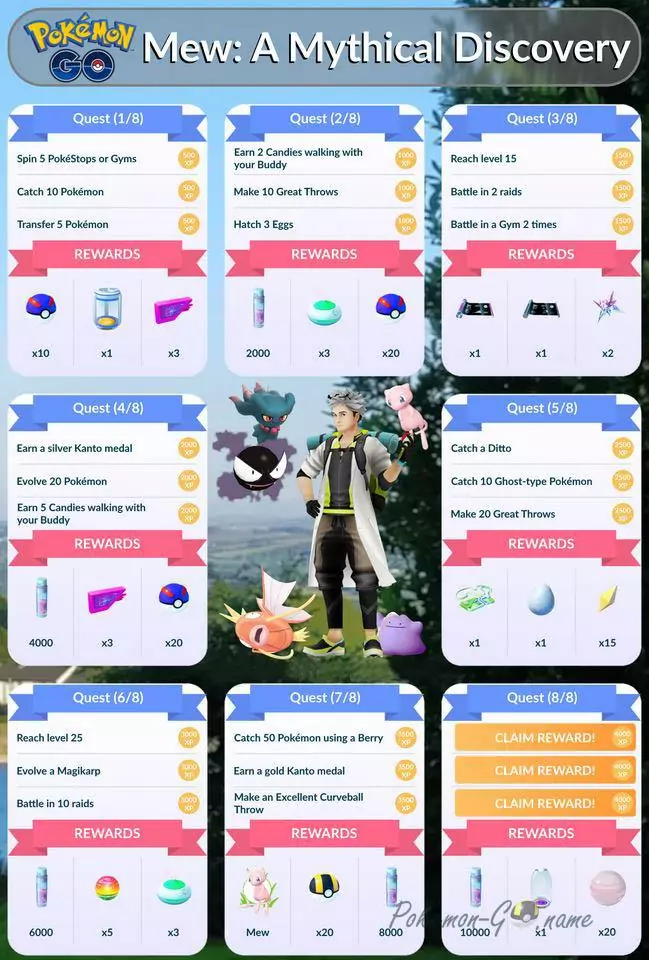Mew Special Quest - A Mythical Discovery