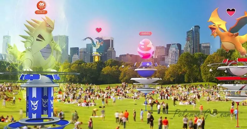 Stadions in Pokémon GO 2019