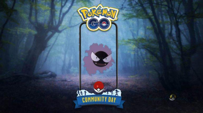 Gastly Community Day ใน Pokémon GO ในเดือนกรกฎาคม 2020