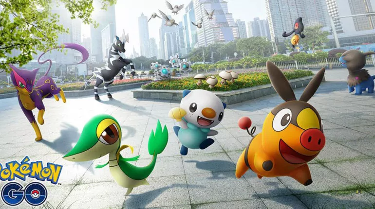 Eveniment Regiunea Unova 2021 în Pokemon GO