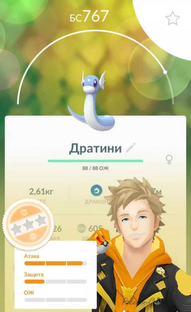 IV Покемона Дратини