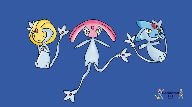 Lake Guardian Trio Raid Hour em Pokemon GO - Uxie, Mesprit, Azelf