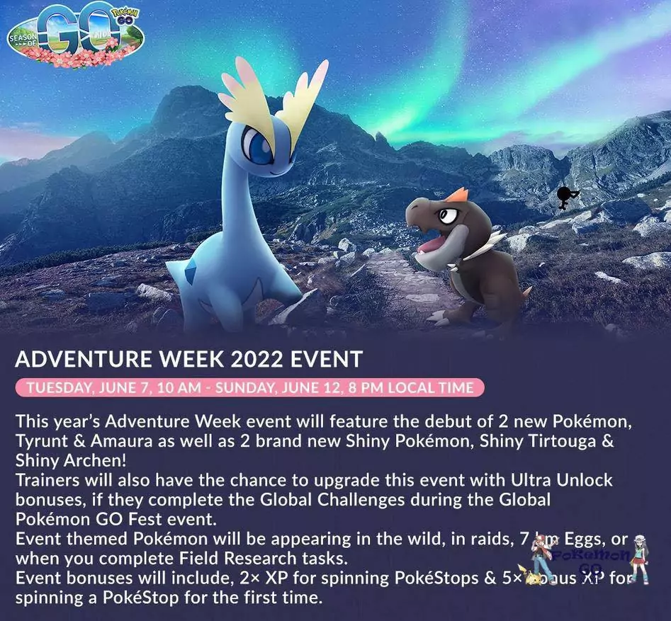 Semaine Aventure Pokémon GO 2022