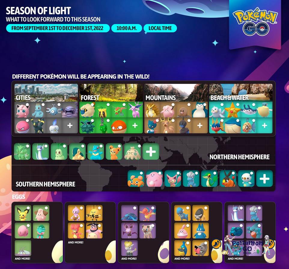 Season of Light - Pokemon Spawn