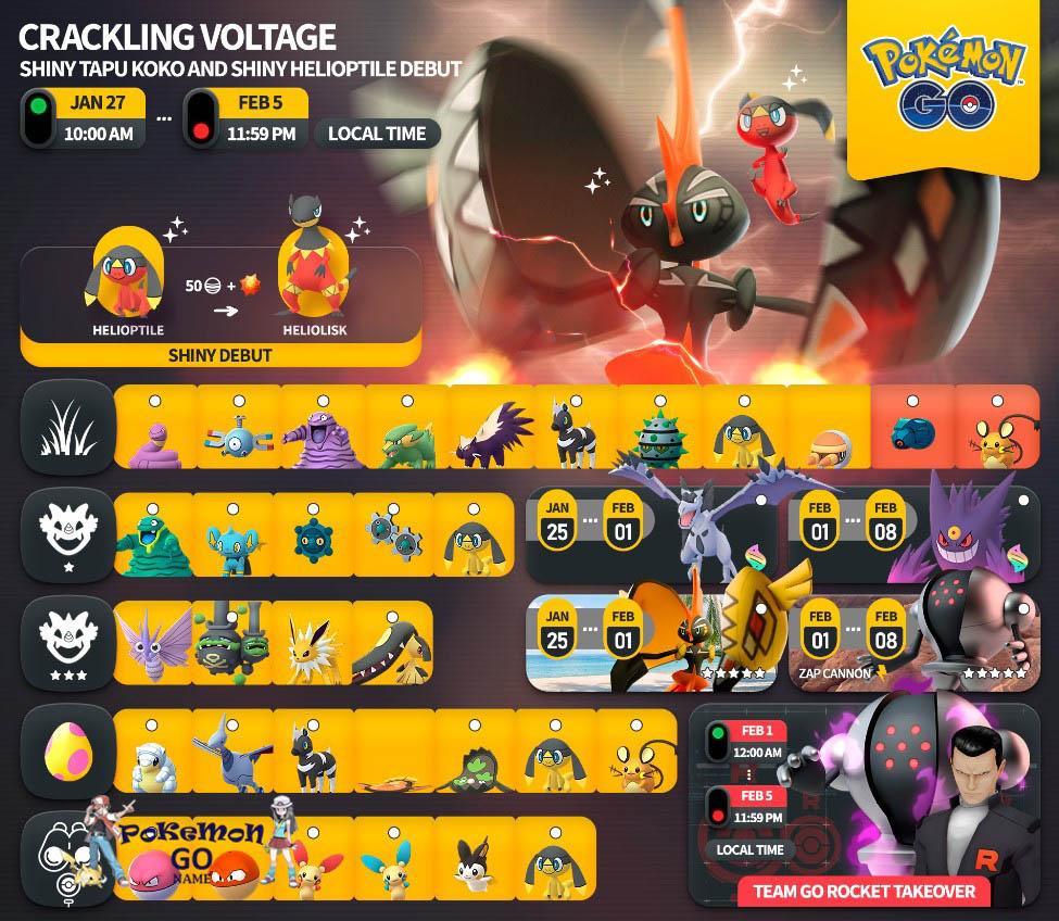 Pokemon GO Crackling Voltage Event Guide