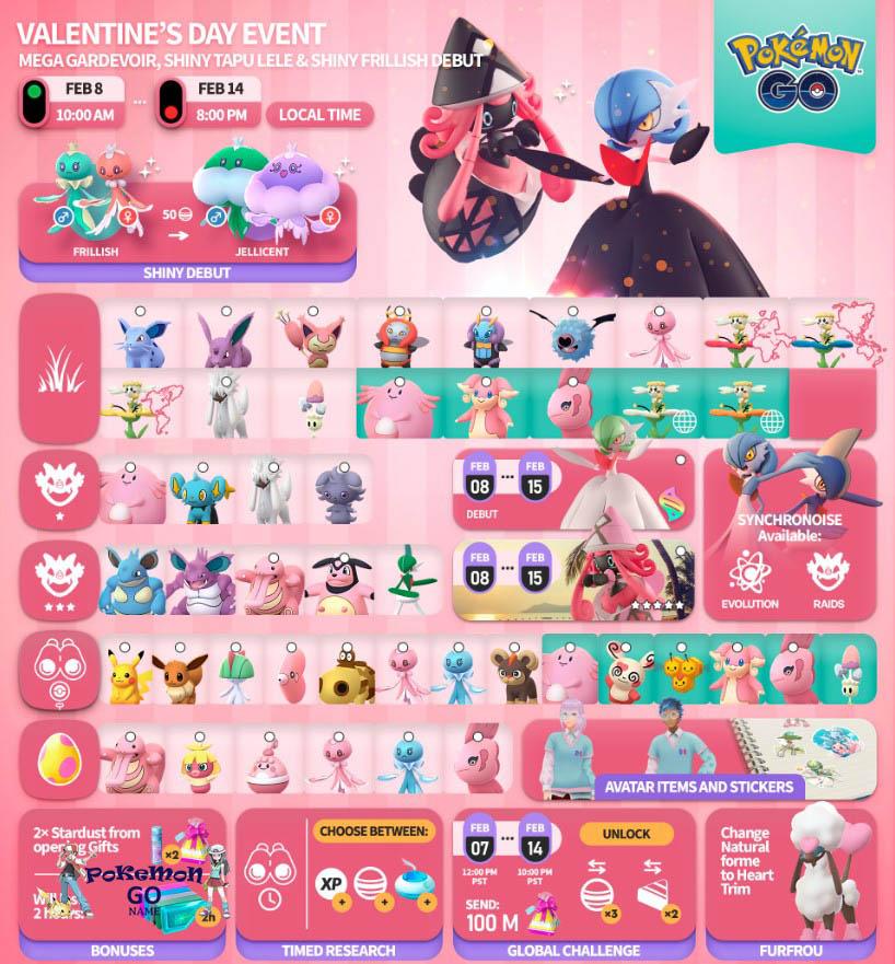 Pokémon GO Valentine’s Day 2023 Event Guide