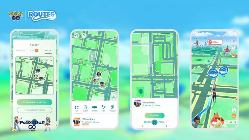 Impossible de trouver des itinéraires dans Pokemon GO