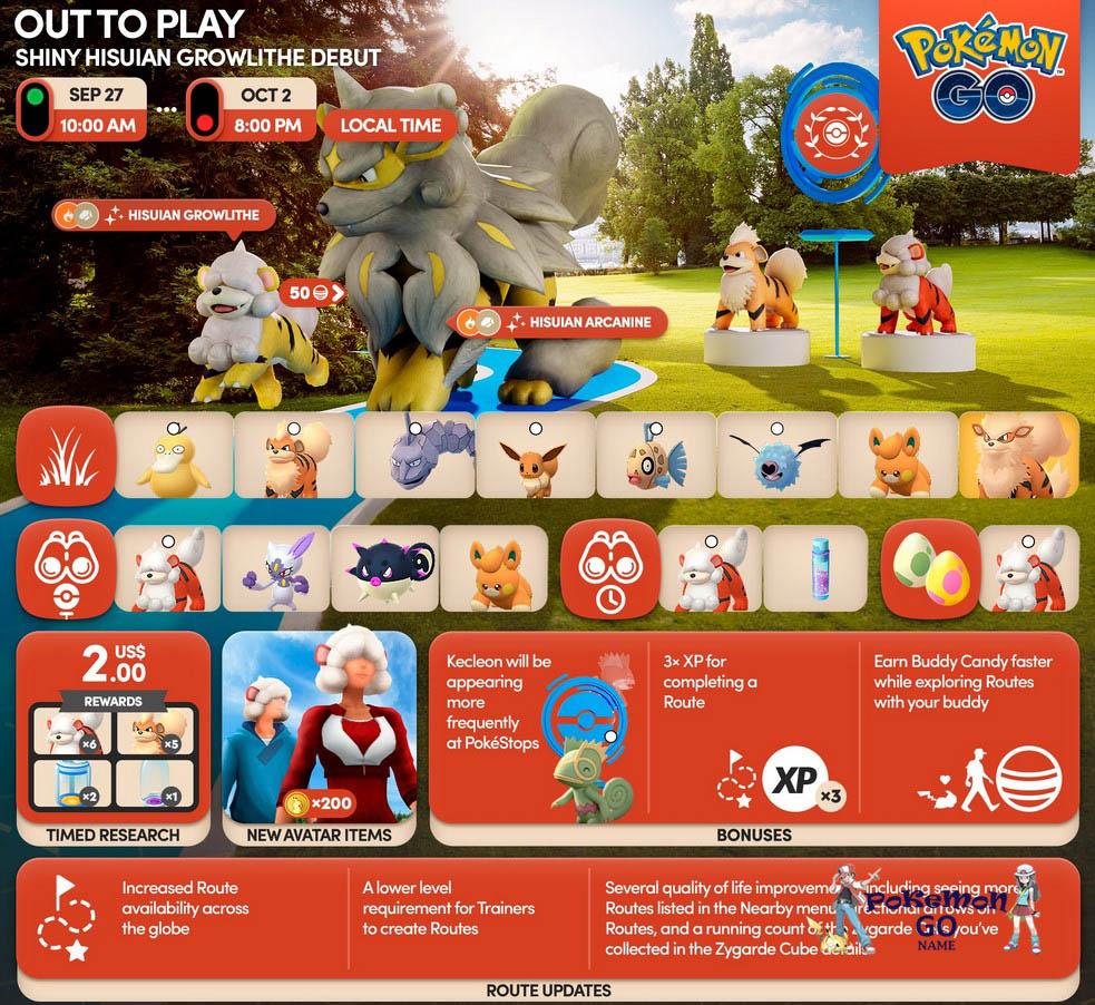 Pokemon GO Out to Play 2023 Full Event Guide