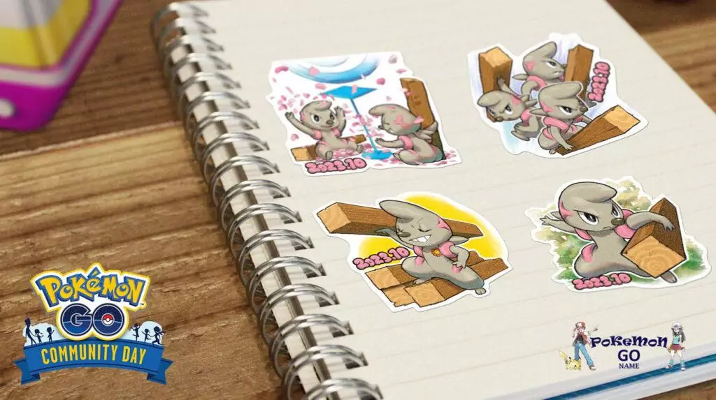 Event stickers - Community Day in October 2023