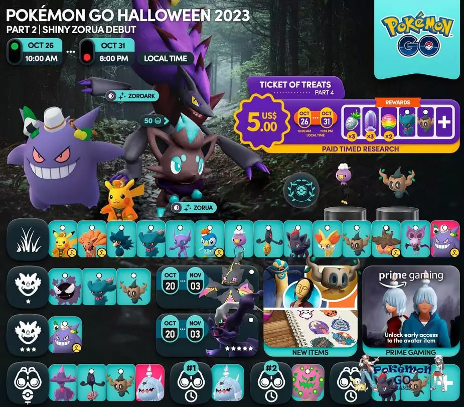 Pokemon GO Halloween 2023 Full Event Guide