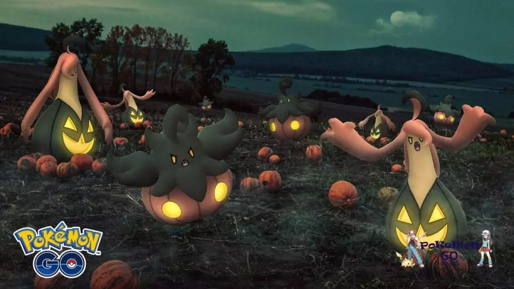 Pokemon GO Pokestop Showcase Pumpkaboo & Gourgeist - 16-17 октября 2023 года
