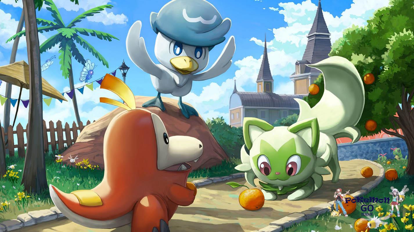 Pokemon GO Pokestop Showcase Sprigatito, Fuecoco & Quaxly Event Guide