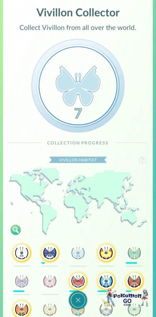 Pokemon GO Vivillon Collector