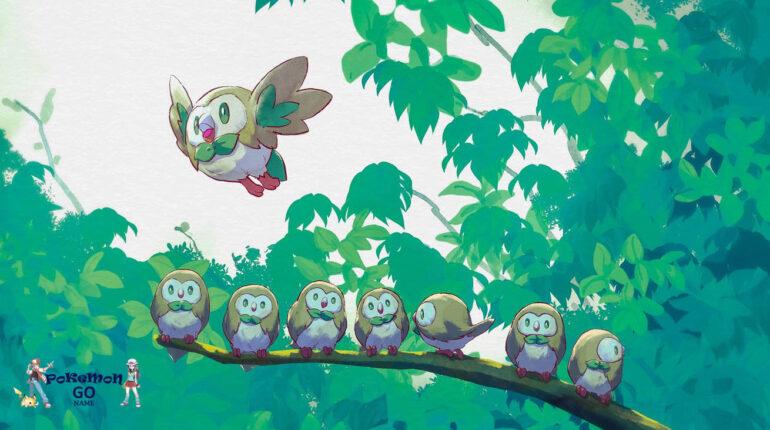 Hora de destaque do Pokémon GO Rowlet