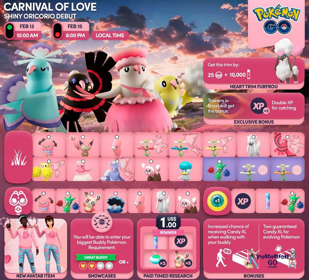 Pokemon GO Carnival of Love 2024 Full Event Guide