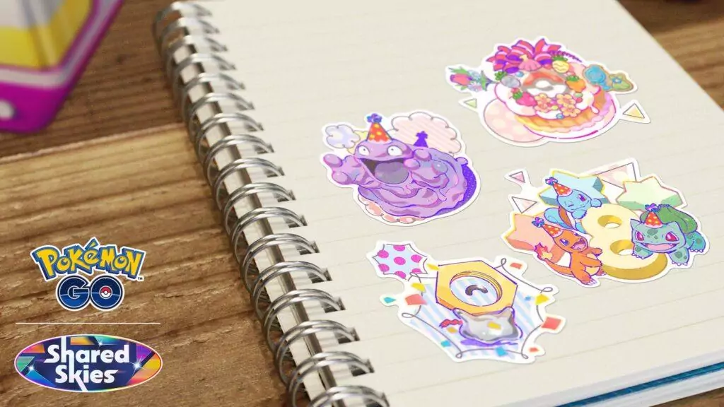 Ивентовые стикеры — 8th Anniversary Party