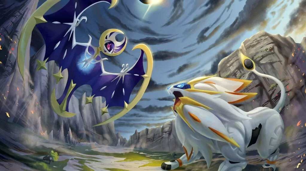 Lunala and Solgaleo