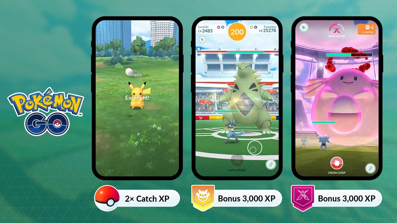 Pokémon GO XP Celebration — подробный гайд ивента