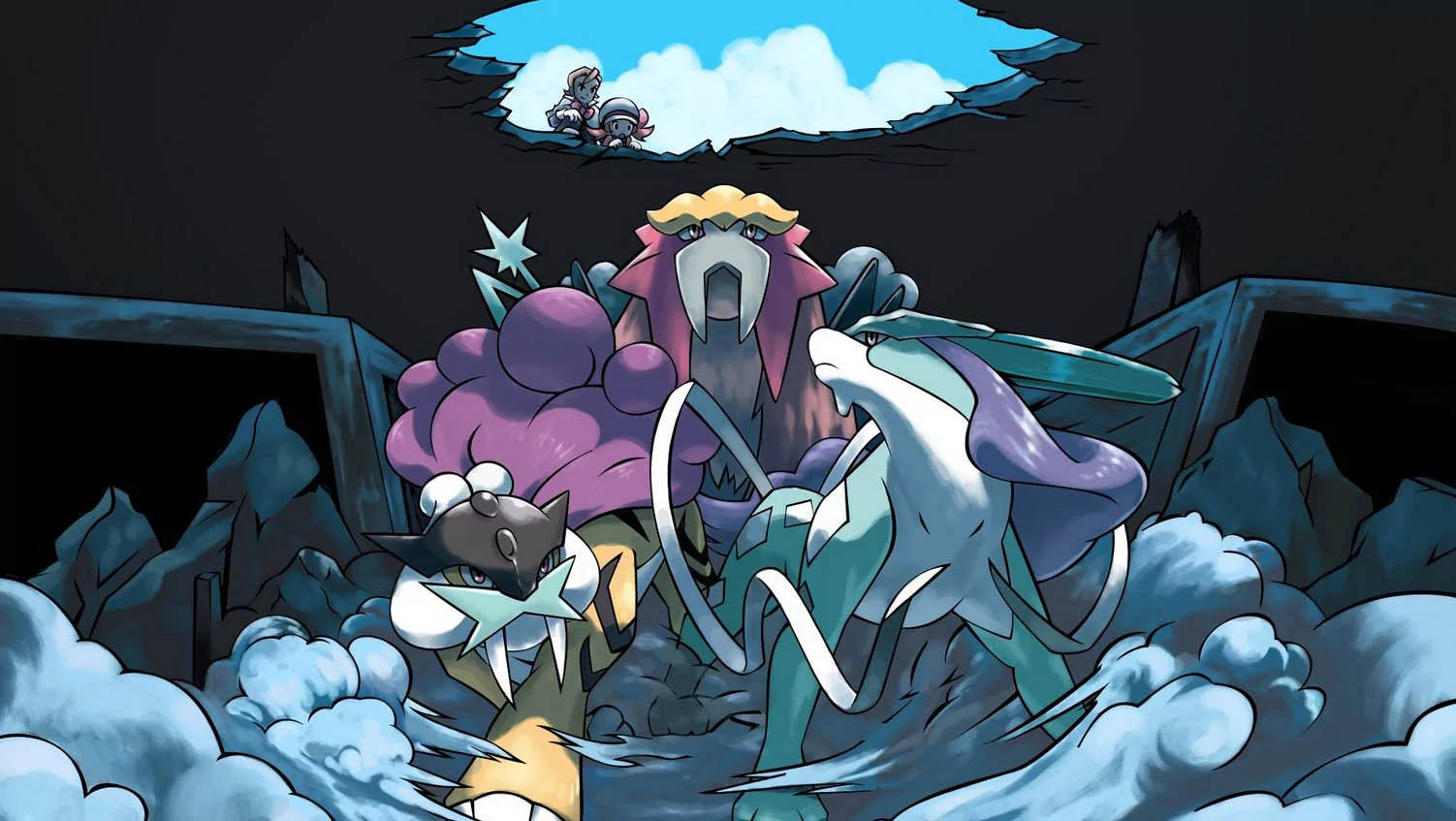 Raikou, Entei & Suicune