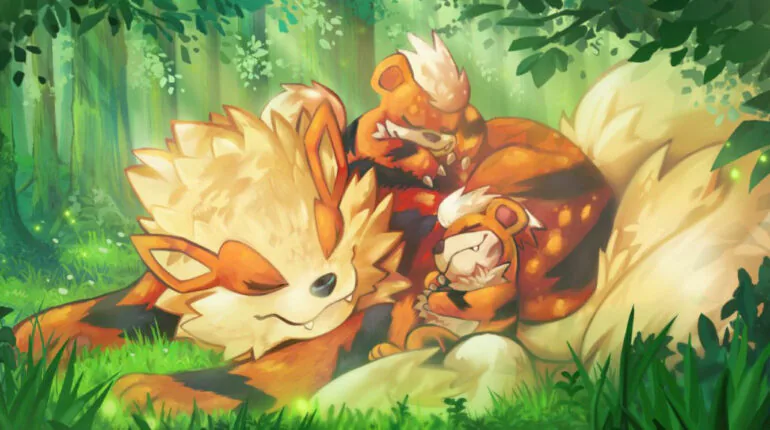 Growlithe & Arcanine