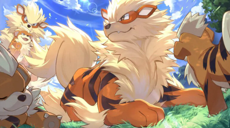 Growlithe & Arcanine
