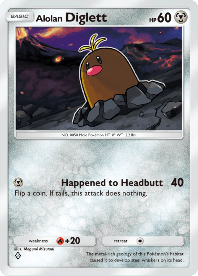 Alolan Diglett - card A4b-249 in Pokémon TCG Pocket