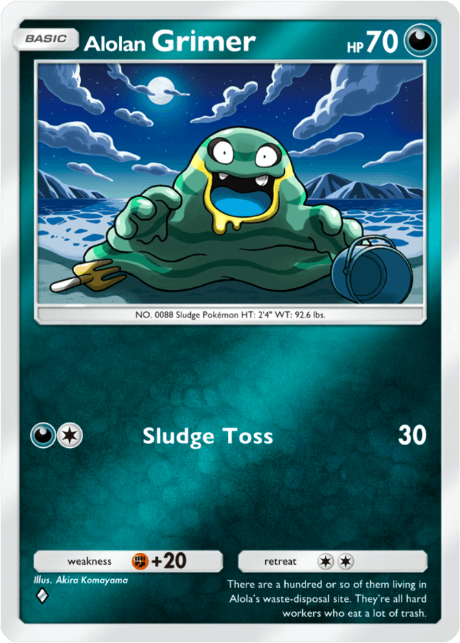 Alolan Grimer - card A4b-234 in Pokémon TCG Pocket