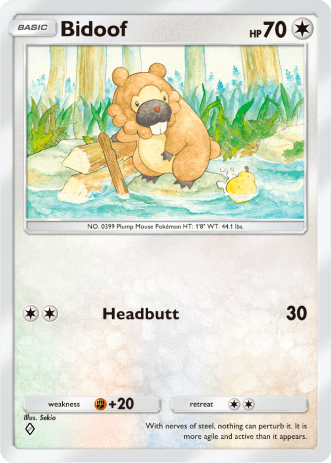 Bidoof - card A4b-294 in Pokémon TCG Pocket