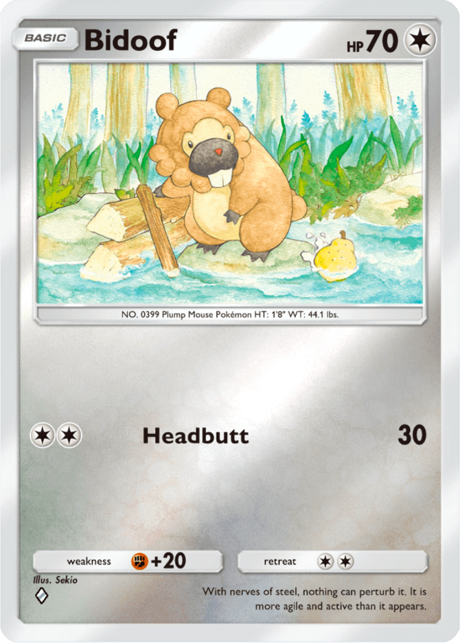 Bidoof - card A4b-295 in Pokémon TCG Pocket