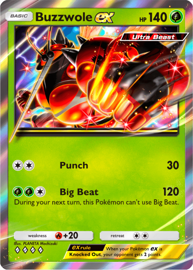 Buzzwole ex - card A4b-044 in Pokémon TCG Pocket