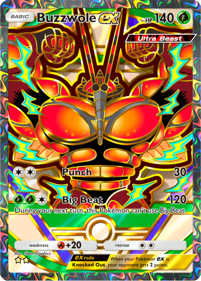 Buzzwole ex - card A4b-360 in Pokémon TCG Pocket