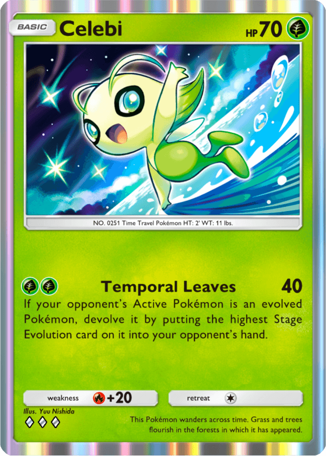 Celebi - card A4a-006 in Pokémon TCG Pocket