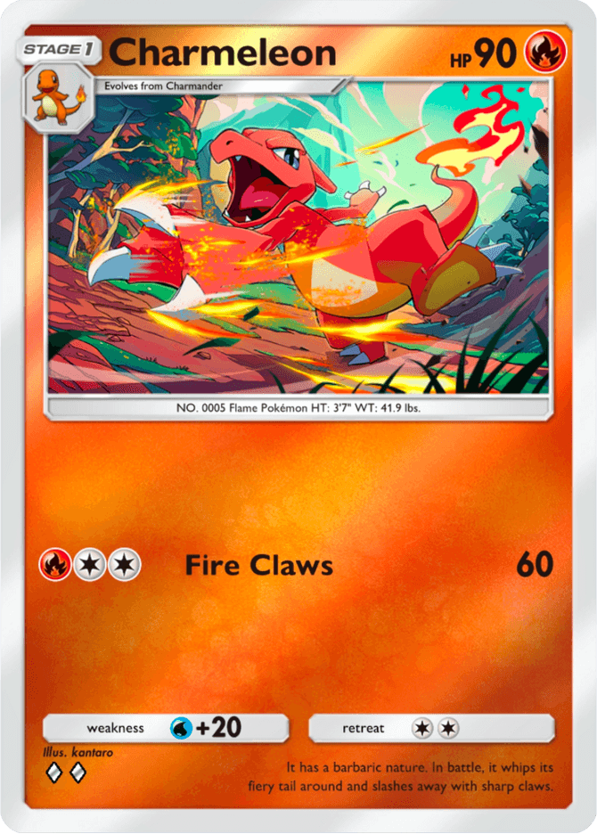 Charmeleon - card A4b-058 in Pokémon TCG Pocket