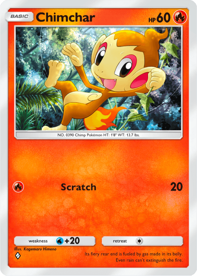 Chimchar - card A4b-071 in Pokémon TCG Pocket
