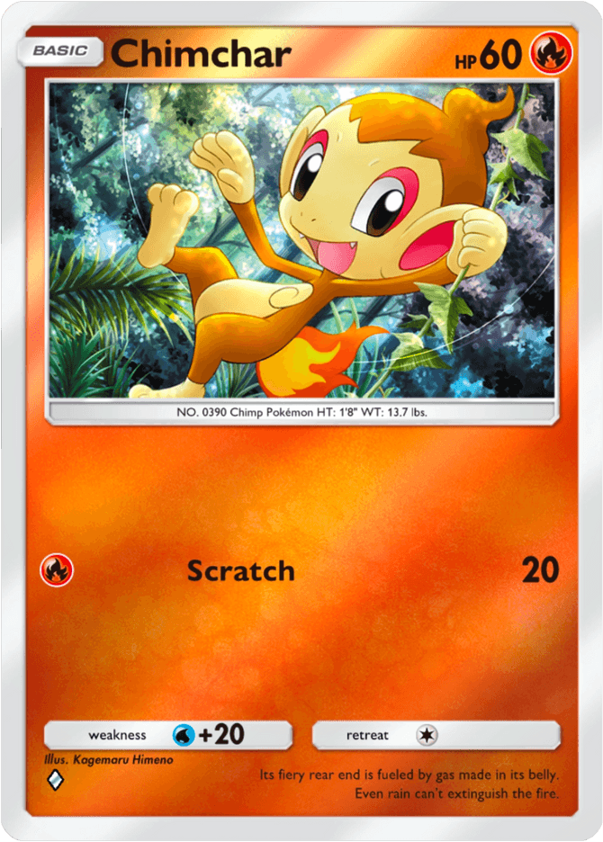 Chimchar - card A4b-072 in Pokémon TCG Pocket