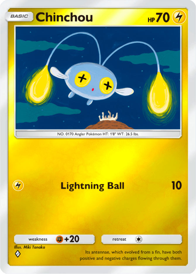 Chinchou - card A4b-141 in Pokémon TCG Pocket