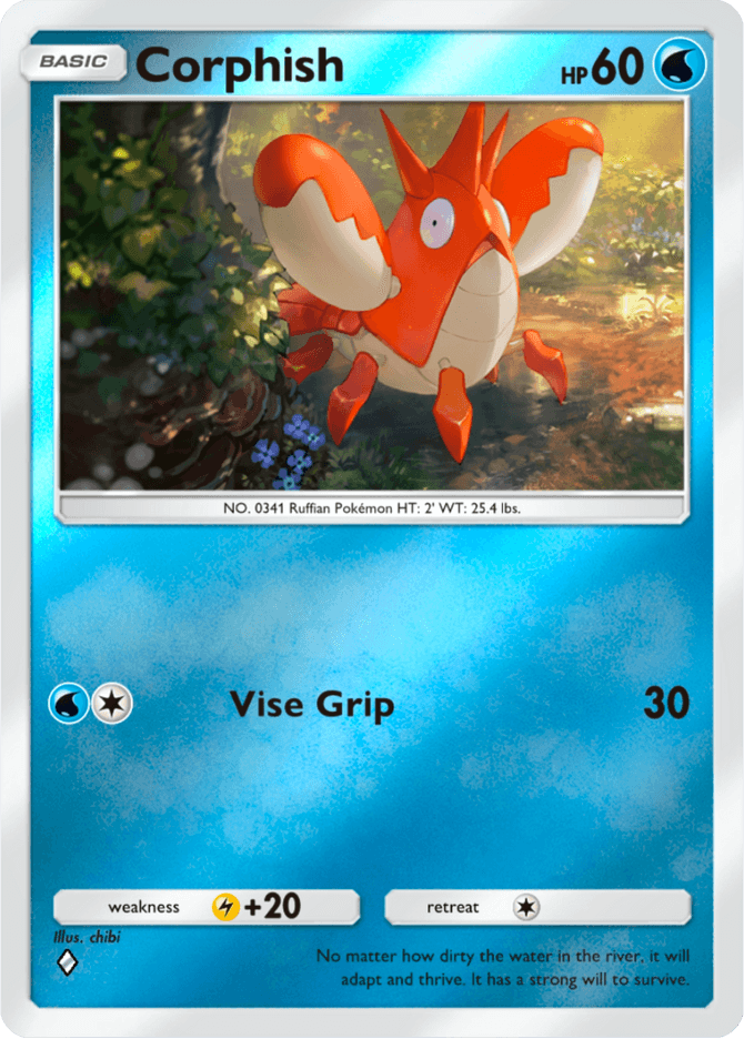 Corphish - card A4b-103 in Pokémon TCG Pocket