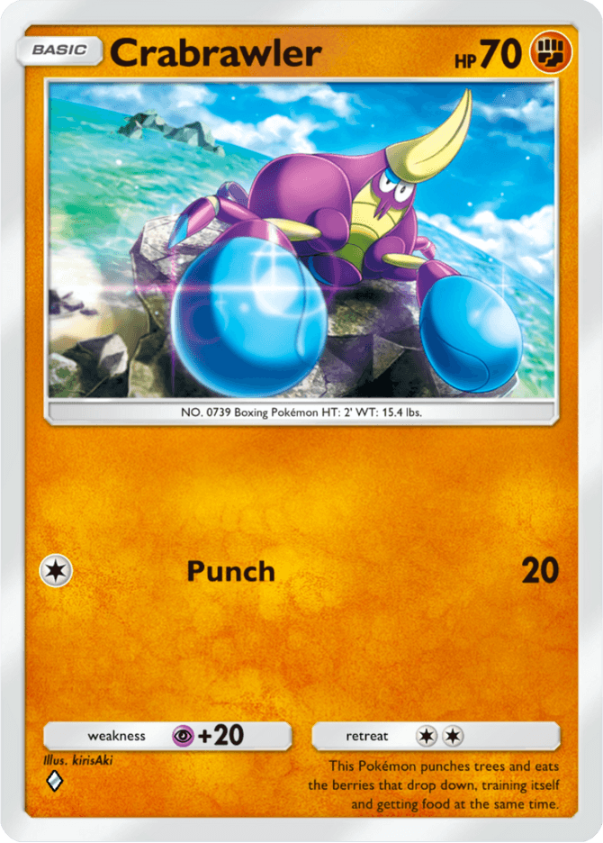 Crabrawler - card A4b-218 in Pokémon TCG Pocket