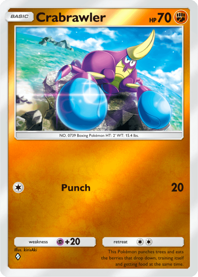 Crabrawler - card A4b-219 in Pokémon TCG Pocket