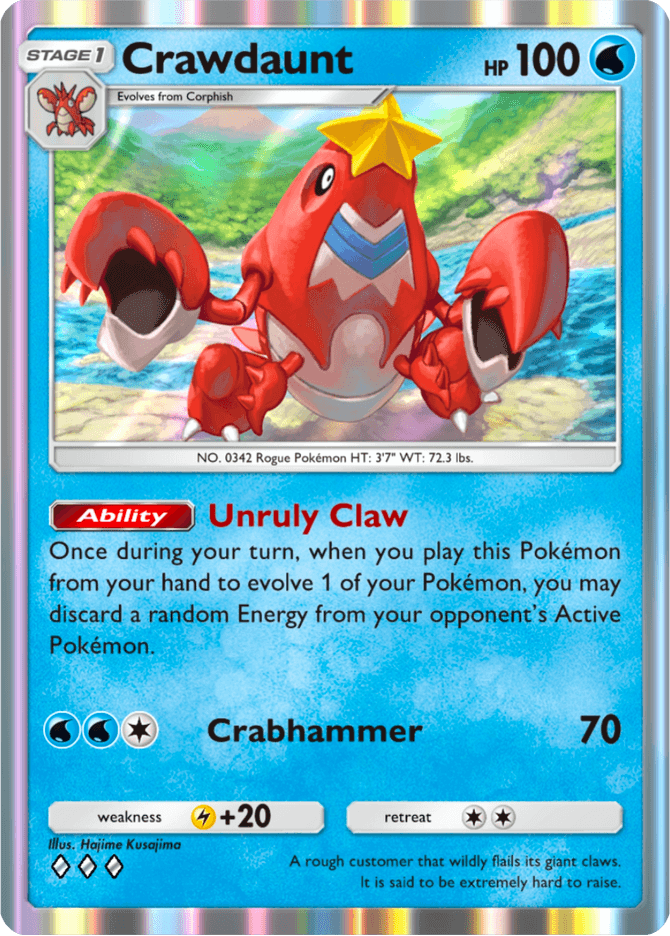 Crawdaunt - card A4b-104 in Pokémon TCG Pocket