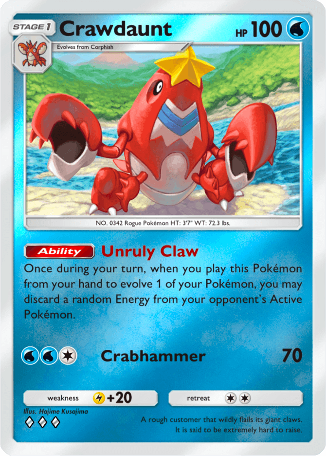 Crawdaunt - card A4b-105 in Pokémon TCG Pocket
