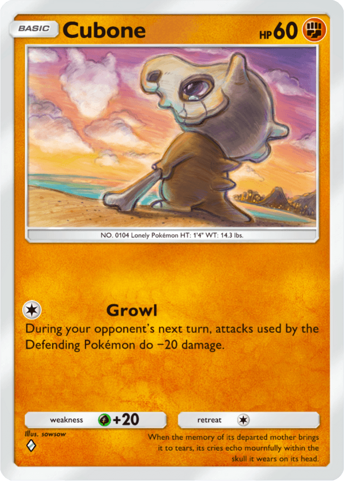 Cubone - card A4b-194 in Pokémon TCG Pocket