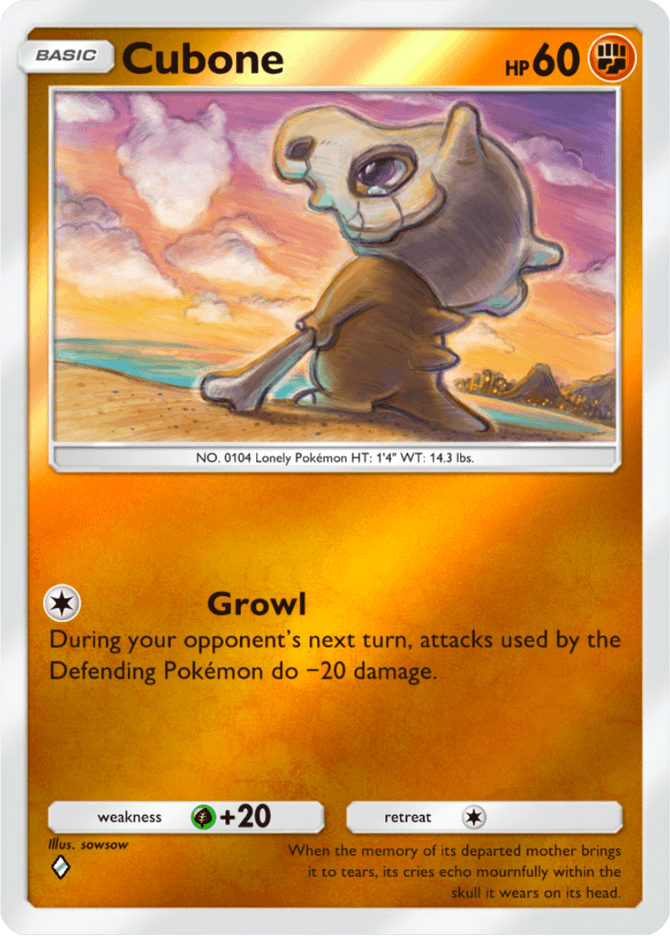 Cubone - card A4b-195 in Pokémon TCG Pocket